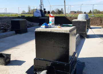 Fundering Buitenzijde Regenwatertanks (10)
