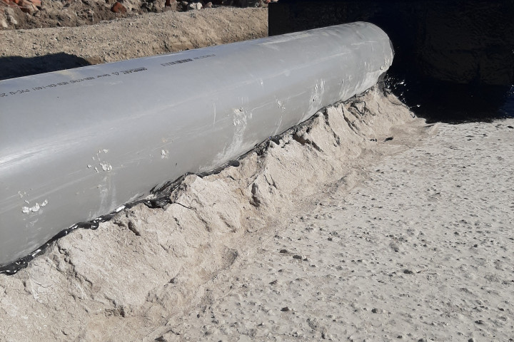 Fundering Buitenzijde Regenwatertanks (11)