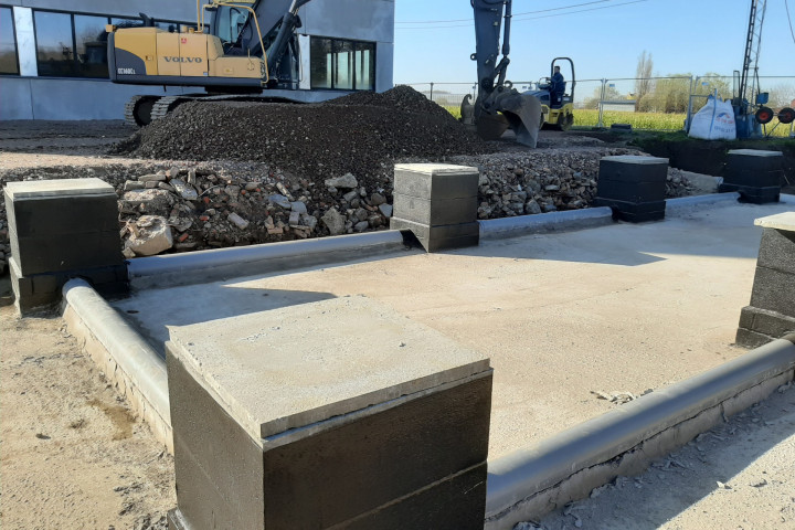 Fundering Buitenzijde Regenwatertanks (3)