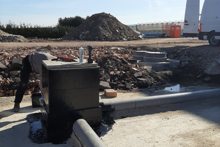 Fundering Buitenzijde Regenwatertanks (7)